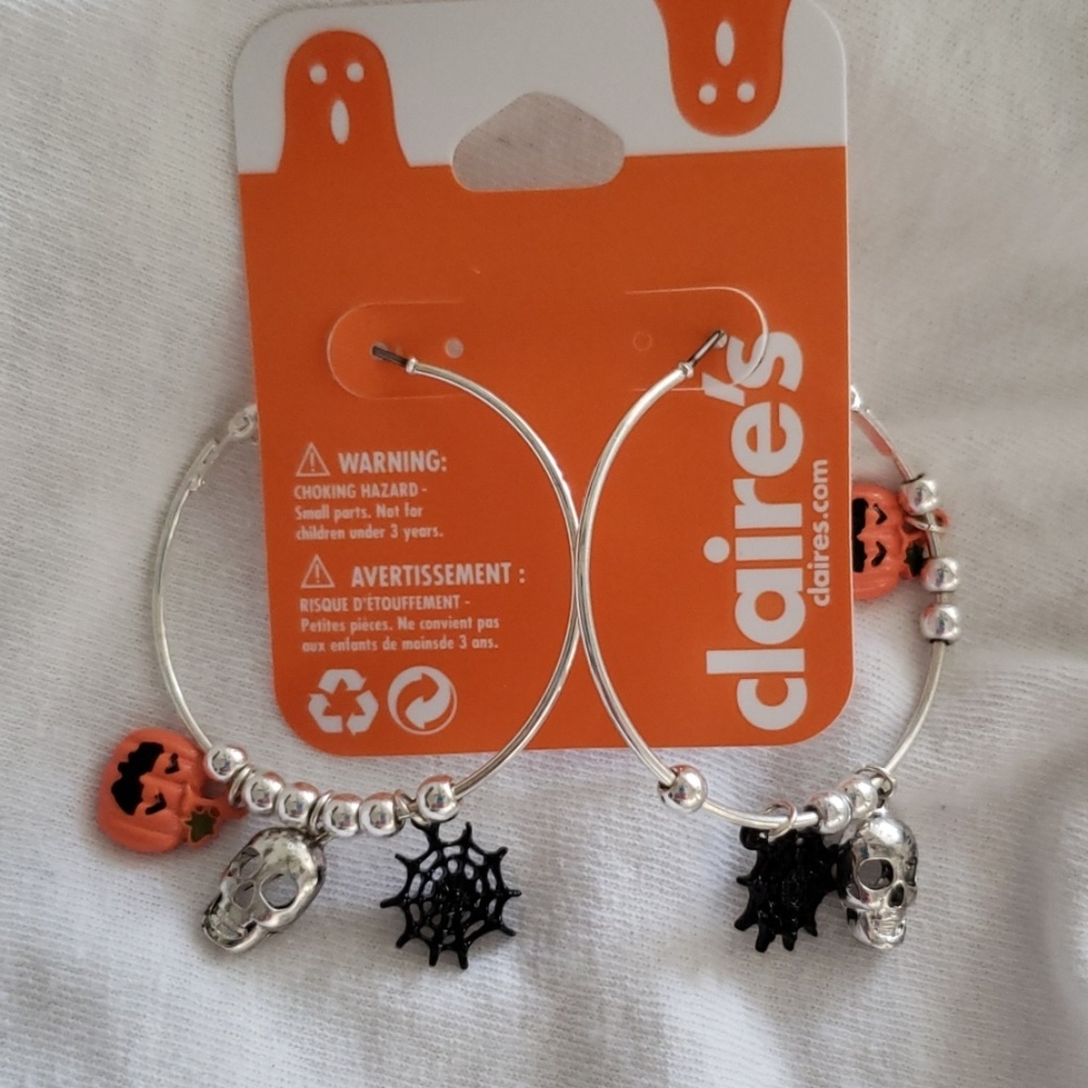 NEW!! Halloween Hoop Earrings